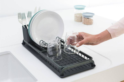 Pikatore enësh Brabantia Compact për lavaman, gri e hapur