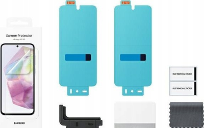 Mbrojtëse ekrani Samsung për Galaxy A35, set 2 copë, transparente