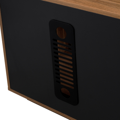 Tavolinë zyre Professional Desk Supreme HM2347, këndore e kthyeshme, 199x180x76 cm, ngjyrë honey oak me gri