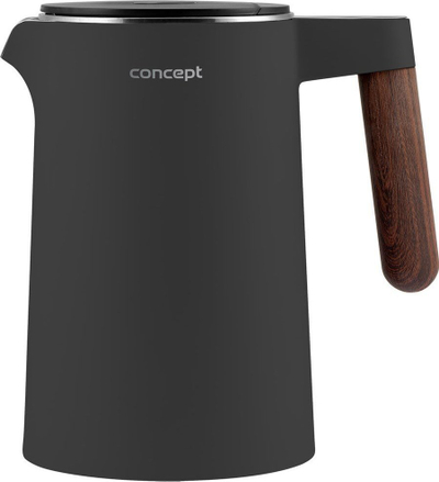 Çajnik elektrik Concept Solution RK3305 Norwood, 1.5L, kontroll temperature, gri e errët