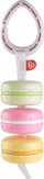 Lodër aktiviteti për bebe Fisher-Price My First Macaron, 3 unaza, me ngjyra