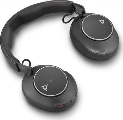 Kufje Bluetooth Poly Voyager Surround 80 UC, pa tela, me ANC, të zeza