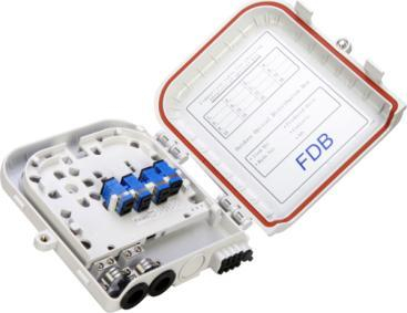 Panel abonentësh Alantec FOPA-8A-01, 8 fibra, IP65, i bardhë
