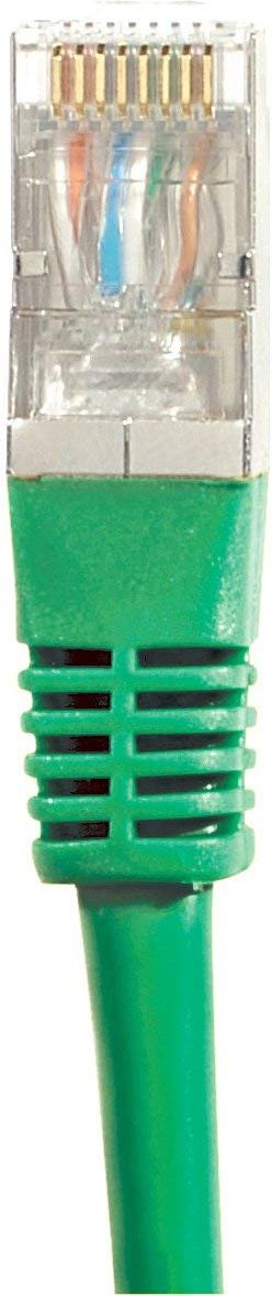 Kabllo rrjeti Telegärtner MP8 FS 600, RJ45 me RJ45, 0.5m, Cat7 SFTP, e gjelbër