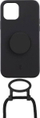 Futrollë Just Elegance PopGrip për Apple iPhone 12 Pro Max, TPU, me mbajtëse, e zezë