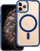 Këllëf silikoni Color Edge për iPhone 11 Pro, transparent, MagSafe, me magnet