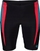 Rroba banje burrash Arena Threefold Jammer, MaxFit Eco, UV UPF50+, të zeza me të kuqe dhe blu
