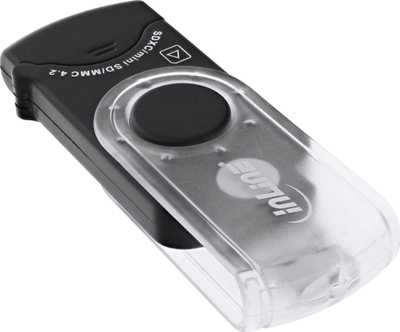 Lexues kartash InLine Mobile, USB 3.0, për SD dhe microSD, i zi
