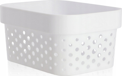 Shportë organizuese Curver Infinity Recycled, 1.4L, plastike, e bardhë