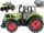 Lodër traktor ferme Zhong Sheng 950 me rimorkio, plastik, jeshil