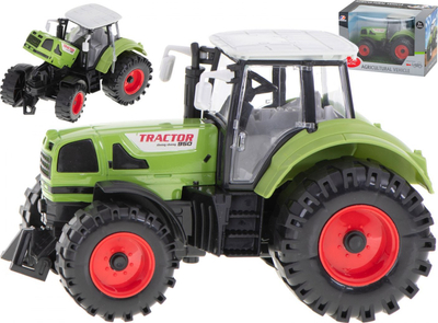 Lodër traktor ferme Zhong Sheng 950 me rimorkio, plastik, jeshil