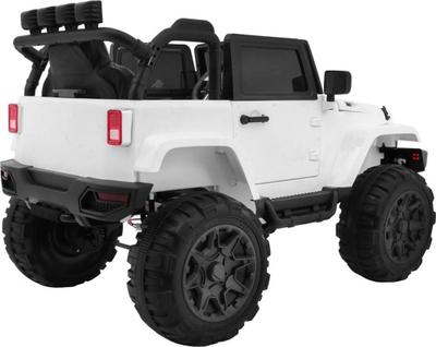 Makina elektrike për fëmijë Ramiz All Terrain, 121x78 cm, një vend, e bardhë