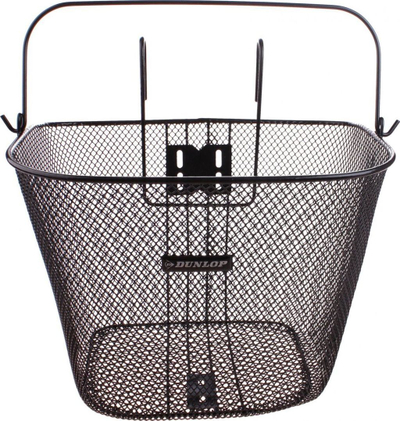 Shportë biçiklete Dunlop 34x25x26cm, çelik, e zezë