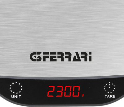 Peshore kuzhine G3Ferrari G20096, ekran LCD, çelik inox, argjendtë