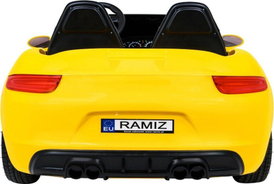 Makina elektrike për fëmijë Ramiz YS-021, 24V, për 2 fëmijë, e verdhë