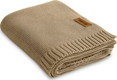 Batanije për bebe Sensillo Bamboo Cotton, 80x100cm, bezhë