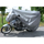 Mbulesë motori Dunlop L, 228 x 99 x 124 cm, që i rri ballë motit, gri argjend