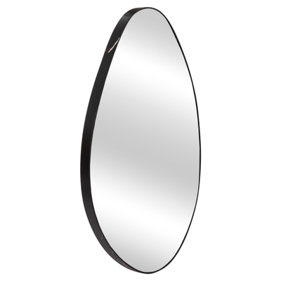 Pasqyrë muri Drop 50x80Hcm (HM4488.01), zezë
