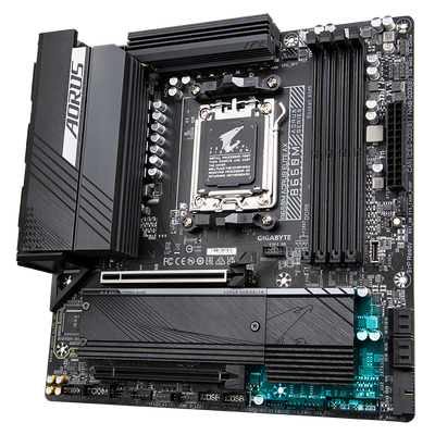 Pllakë amë Gigabyte B650M AORUS ELITE AX, DDR5, WiFi, socket AM5