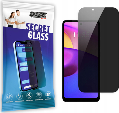 Xham mbrojtës privatësie Grizz SecretGlass për Lenovo K14 Plus, ekran i plotë, rezistent ndaj gërvishtjeve, transparent