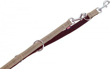 Zinxhir për qen Nobby Soft Grip Adjustable, 200cm, i rregullueshëm, bezhë