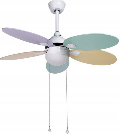 Ventilator tavani WEBER me llambë LED, me telekomandë, shumëngjyrësh