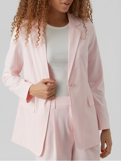 Sako VERO MODA VMZELDA Loose Fit, rozë