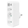 Ndajës rryme Maclean MCE248 F/W, 3x prizë, 4x USB PD 20W, i bardhë