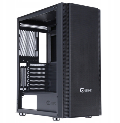 Kutia e kompjuterit ZENPC Z5 Mesh, mid tower, 4x 120mm PWM, e zezë