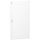 Derë e mbyllur për panel Schneider Electric Pragma, 5 rreshta, 24 module, e bardhë