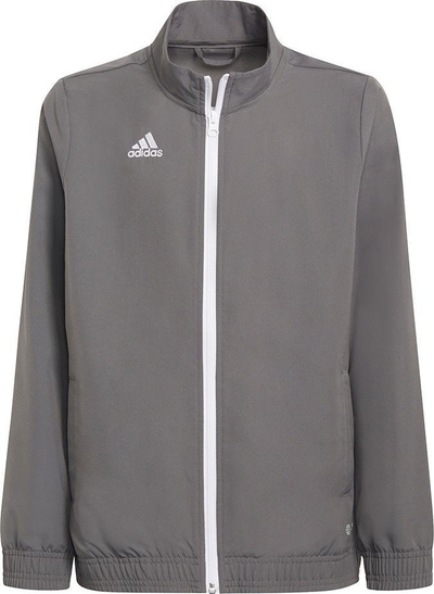 Xhaketë sportive fëmijësh Adidas Entrada 22 Jr H57539, AEROREADY, 100% poliester, gri