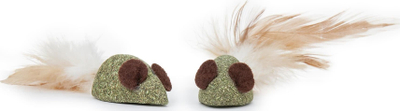 Lodër për mace Vitakraft Matatabi Catnip Mice, me pendë, set