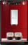 Aparat kafe Melitta Caffeo Solo E950-204, automatik me kokrra, Chilli Red
