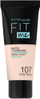 Krem pudër Maybelline Fit Me, Matte+Poreless, 107, 30 ml