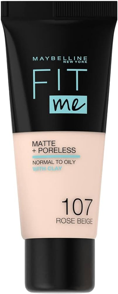 Krem pudër Maybelline Fit Me, Matte+Poreless, 107, 30 ml
