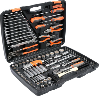 Set veglash Sthor 58690, 122 copë, me kuti plastike