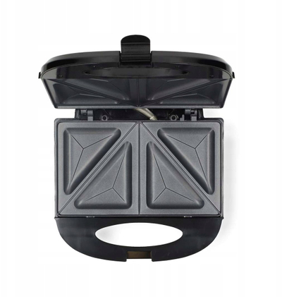 Toster per sanduiçe Melissa 16240112, 750W, pllaka trekëndore, i zi