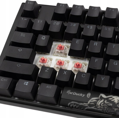 Tastierë mekanike Ducky One 3 Classic TKL, USB, RGB, e zezë e bardhë