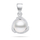 Set Pendant dhe vathë për femra Brilio Silver SET268W, të argjendta