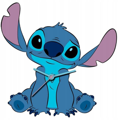 Orë muri Disney Lilo &amp; Stitch, analoge, shumëngjyrëshe
