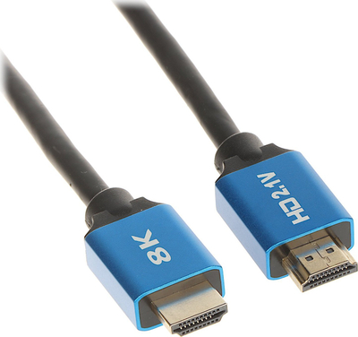 Kabllo HDMI në HDMI V2.1, 0.5m, 8K, e zezë