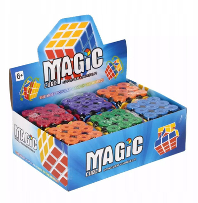 Lodër kube interaktive MEGA CREATIVE Magic Cube Button, për kalamaj, me shumë ngjyra