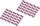 Kllipsa kabllosh rrjeti Digitus Color Clips për patch kabllo, ngjyrë magenta