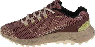 Atlete trail Merrell Fly Strike për goca, me shollë me tabe agresive, me amortizim të fortë, rozë