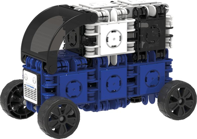 Lodër ndërtimi Clicformers Mini Transportation Set, 30 pjesë, 4 në 1, shumëngjyrëshe