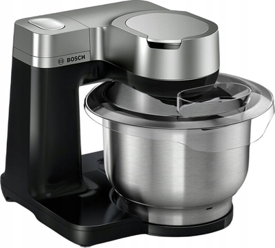 Mikser kuzhine Bosch Serie 2 MUMS2VM40, enë 3.8L inox, shumëfunksional, i zi argjendtë