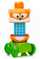 Set bllokesh Mega Bloks First Builders Forest Friends, 10 copa, për kalamaj 1-5 vjeç, shumëngjyrësh