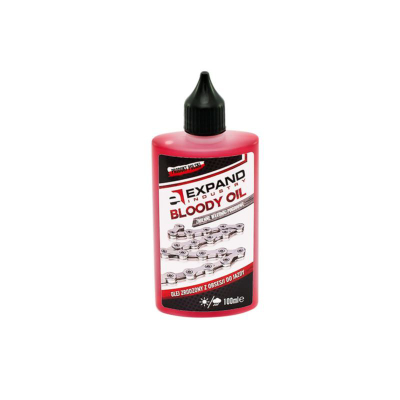 Vaj zinxhiri për biçikletë Expand Bloody Oil, për kushte të ndryshueshme, 100ml