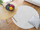 Tapet rrethor Strado Round Rug Rabbit, 200x200 cm, antialergjik, i bardhë