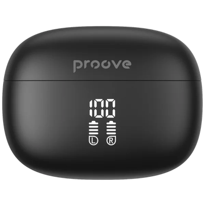 Dëgjuse wireless Proove Intro Pro, IPX4, me aplikacion, të zeza